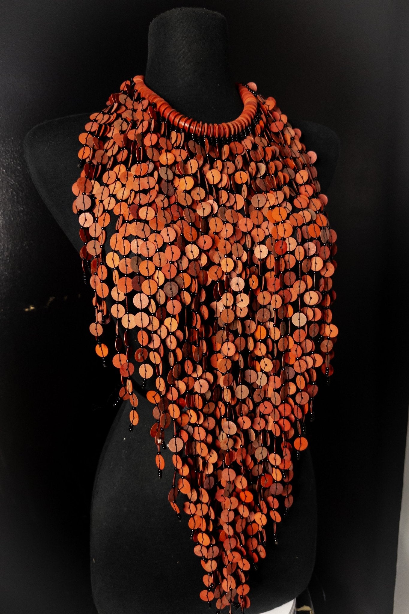 Mali Mystique Vinyl Disk Beaded Necklace – Trufacebygrace