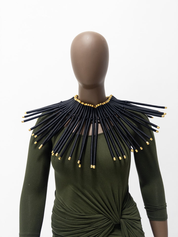 Malkia Collar Necklace/Peplum Belt - Trufacebygrace