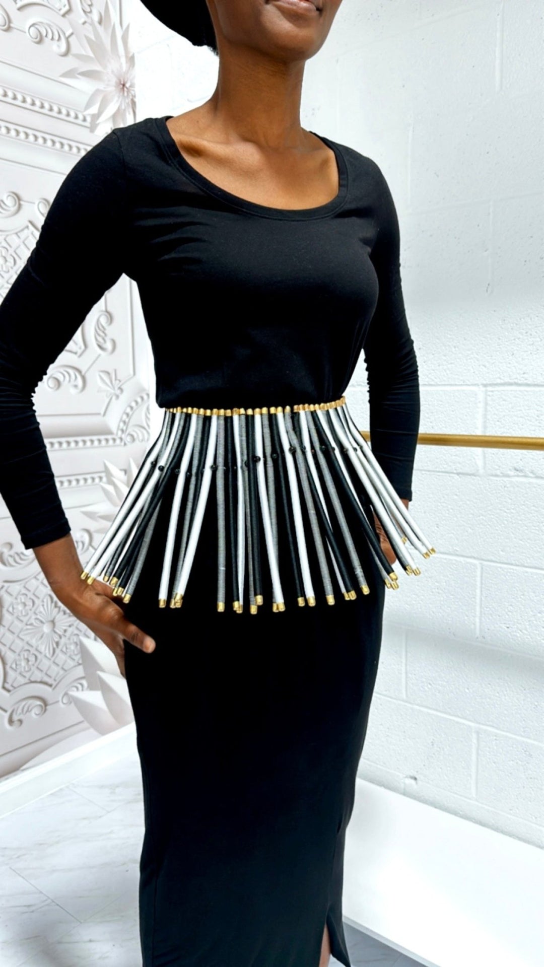 Malkia Collar Necklace/Peplum Belt - Trufacebygrace