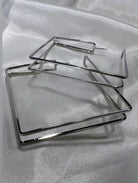 Mamdee Featherlight Square Hoops Earrings - Trufacebygrace