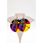 Mande African Face Mask Earrings - Trufacebygrace