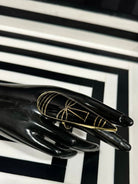 Maskhara Bone and Brass Tribal Mask Ring - Trufacebygrace