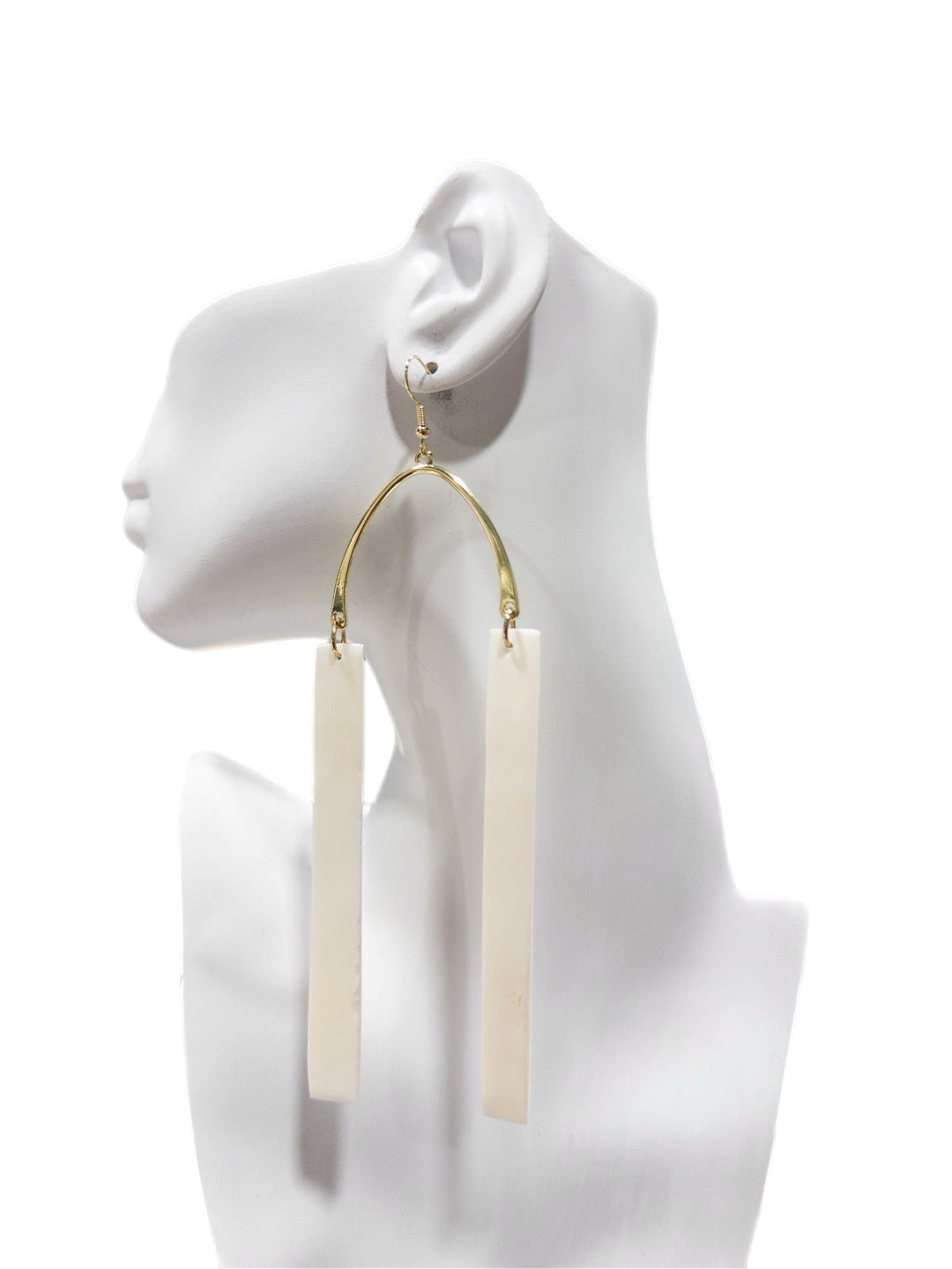 Meanu Lightweight Bone Dangle Earrings - Trufacebygrace