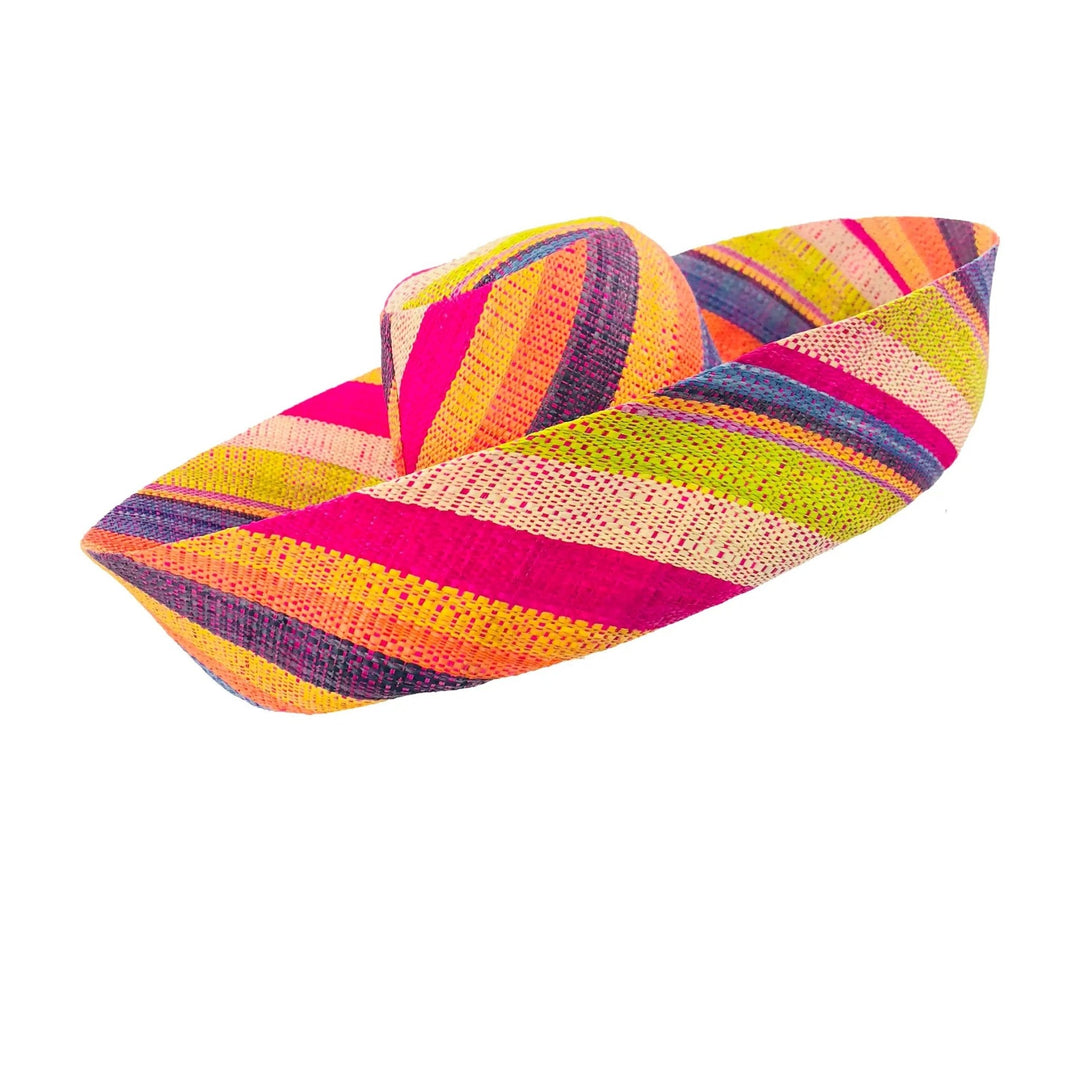 Meena design/Stripes Beach Hat - Trufacebygrace