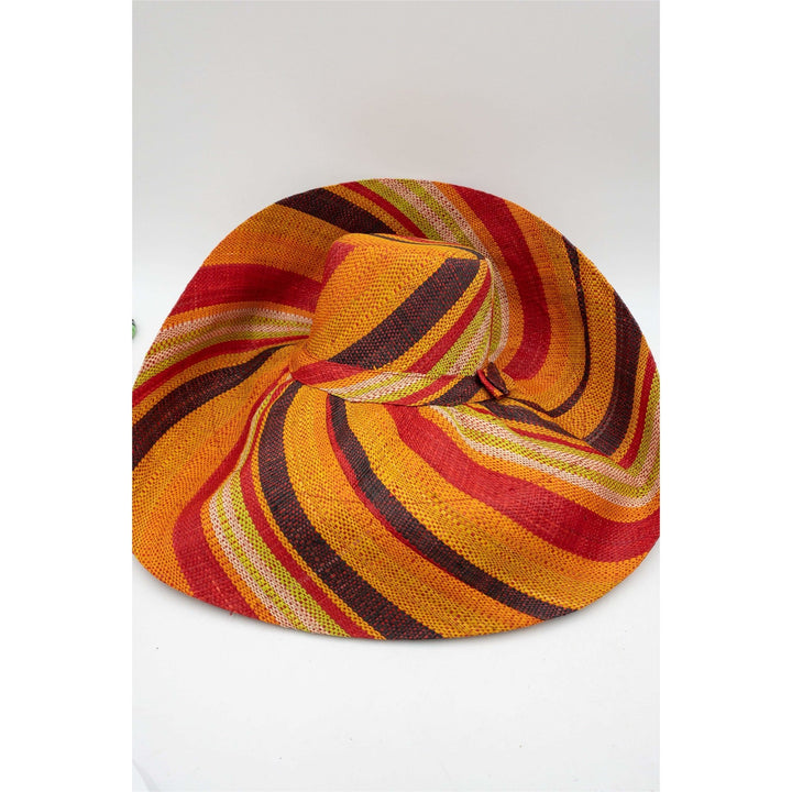 Meena design/Stripes Beach Hat - Trufacebygrace