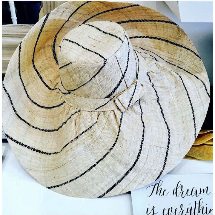 Meena design/Stripes Beach Hat - Trufacebygrace