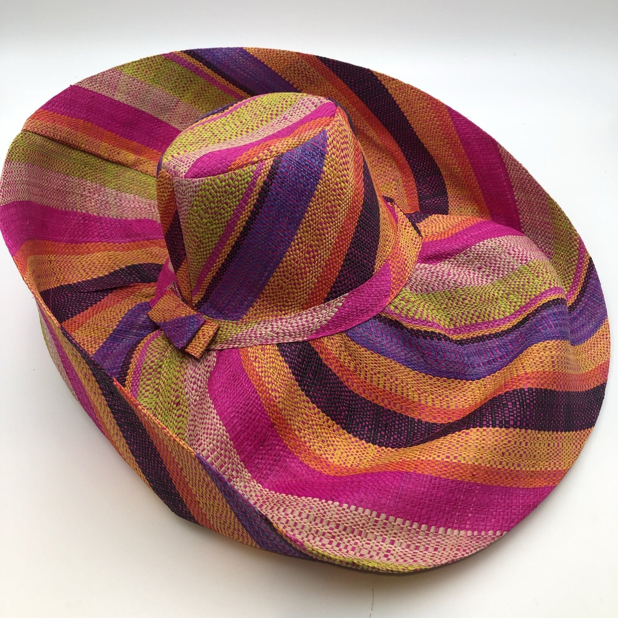 Meena design/Stripes Beach Hat - Trufacebygrace