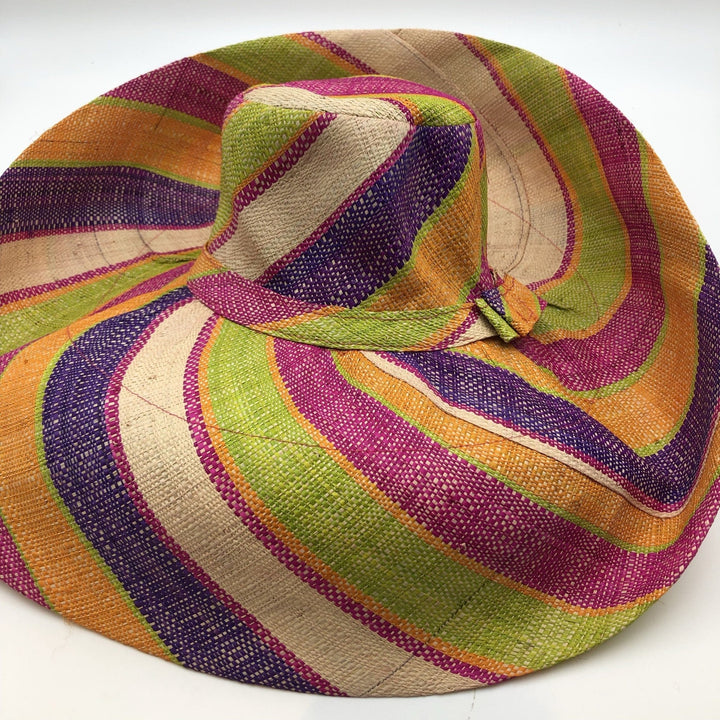 Meena design/Stripes Beach Hat - Trufacebygrace