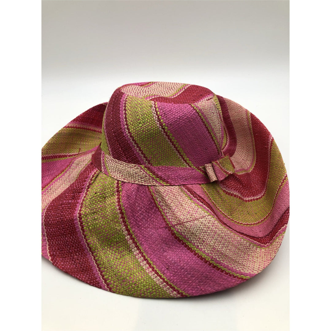 Meena design/Stripes Beach Hat - Trufacebygrace