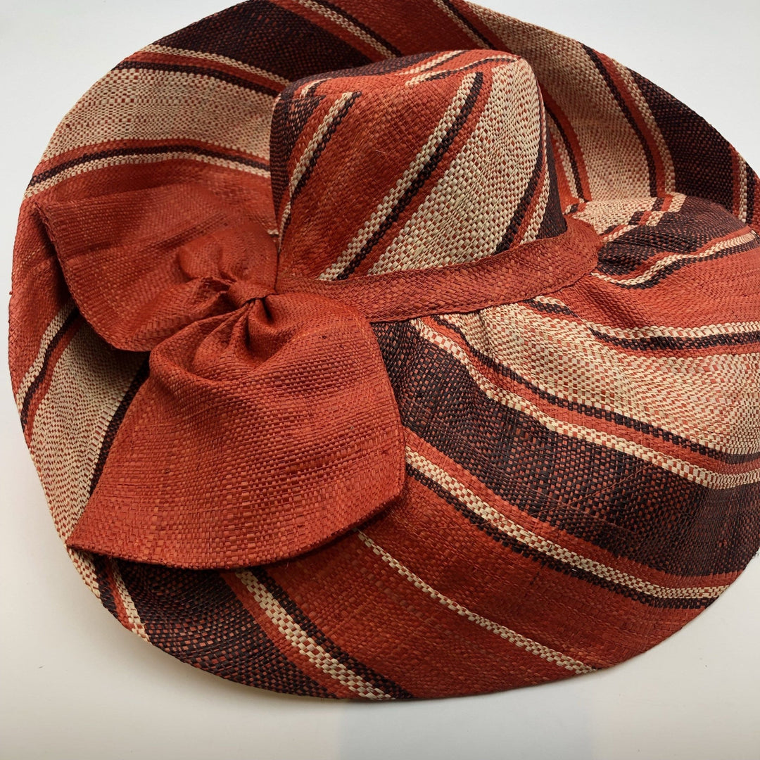 Meena design/Stripes Beach Hat - Trufacebygrace