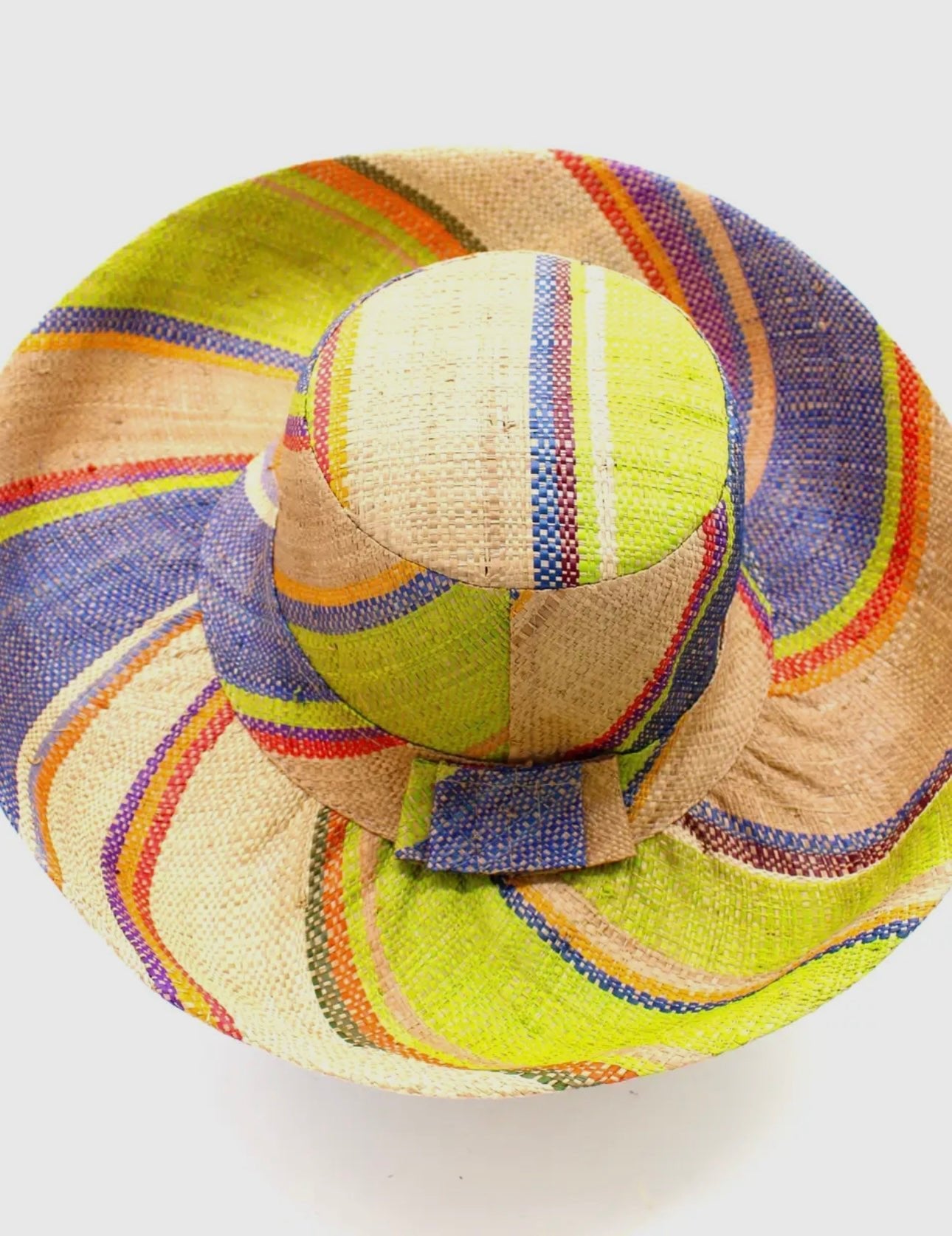 Meena design/Stripes Beach Hat - Trufacebygrace