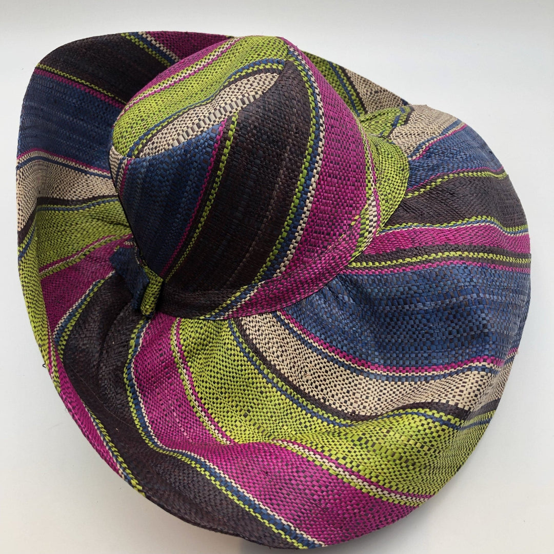 Meena design/Stripes Beach Hat - Trufacebygrace