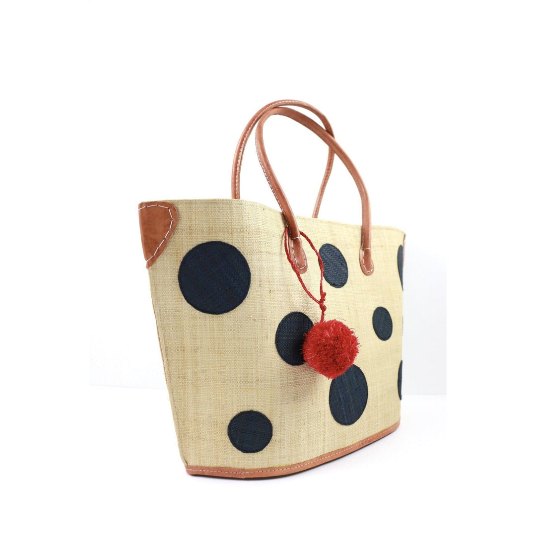 Meena Dots Beach/Beach Bag - Trufacebygrace