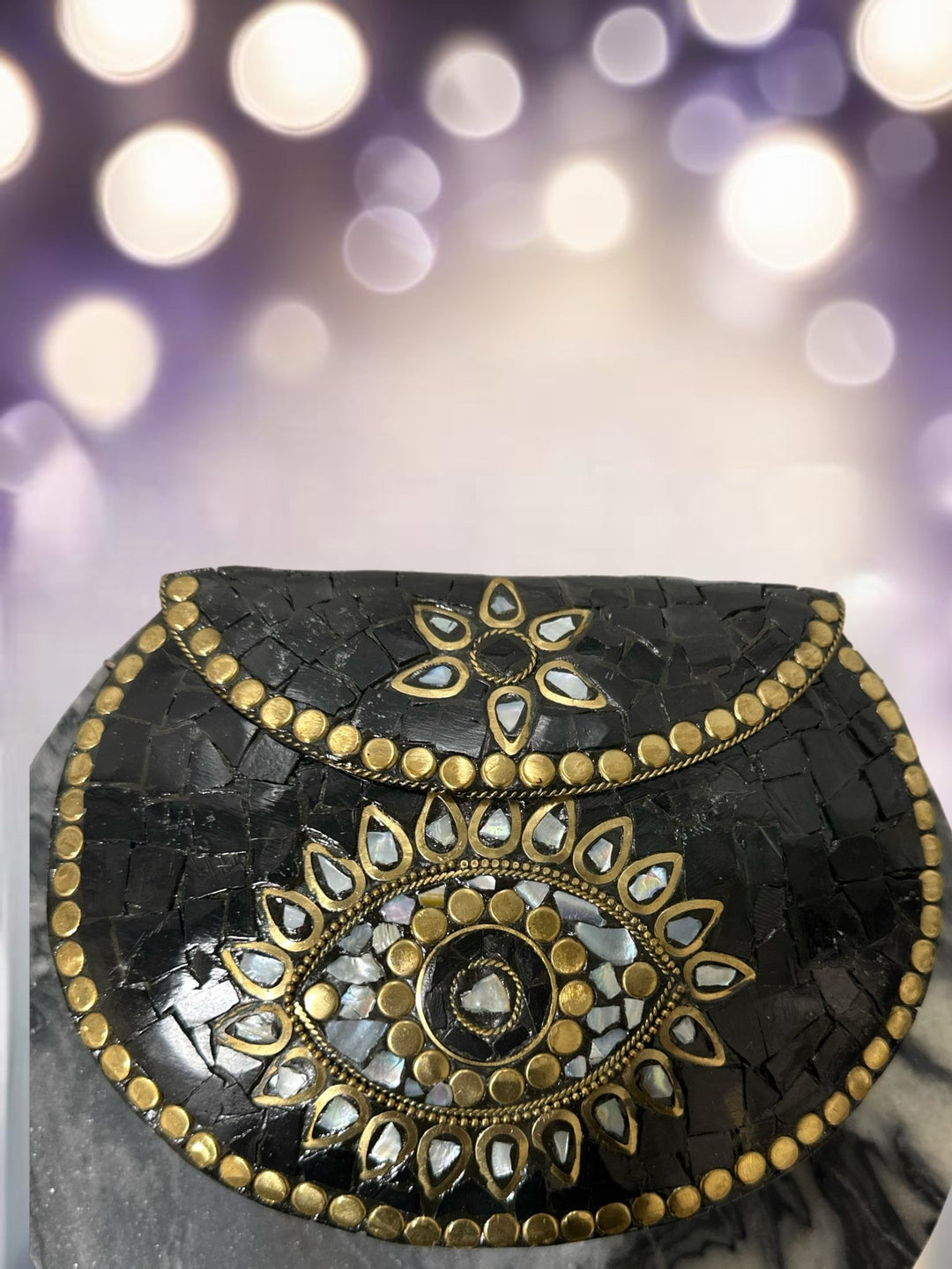 Midnight Sun Gemstone Clutch - Trufacebygrace