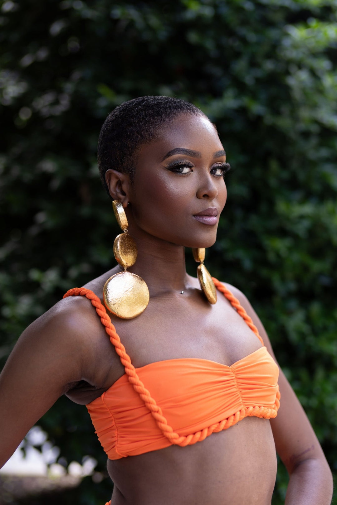 Miensa Gold Discs Earrings - Trufacebygrace