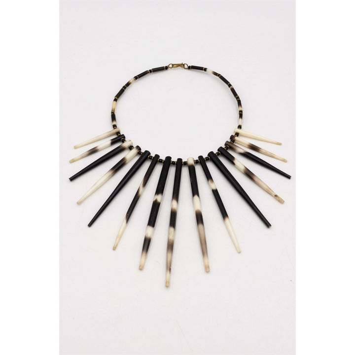 Mombasa T’challa Spiked Statement Necklace - Trufacebygrace