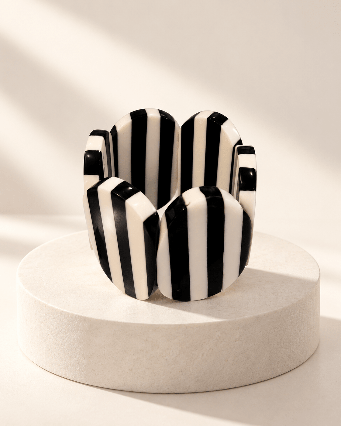 Monochrome Elastic Bracelet - Trufacebygrace