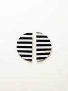 Monochrome Halfmoon Earrings - Trufacebygrace