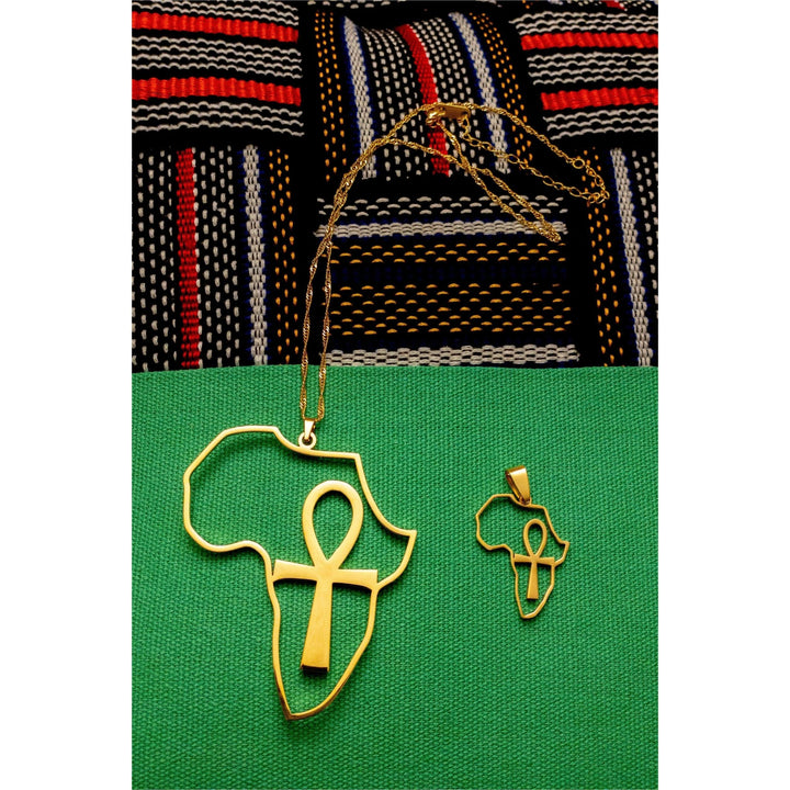 Motherland Map with Ankh Necklace - Trufacebygrace