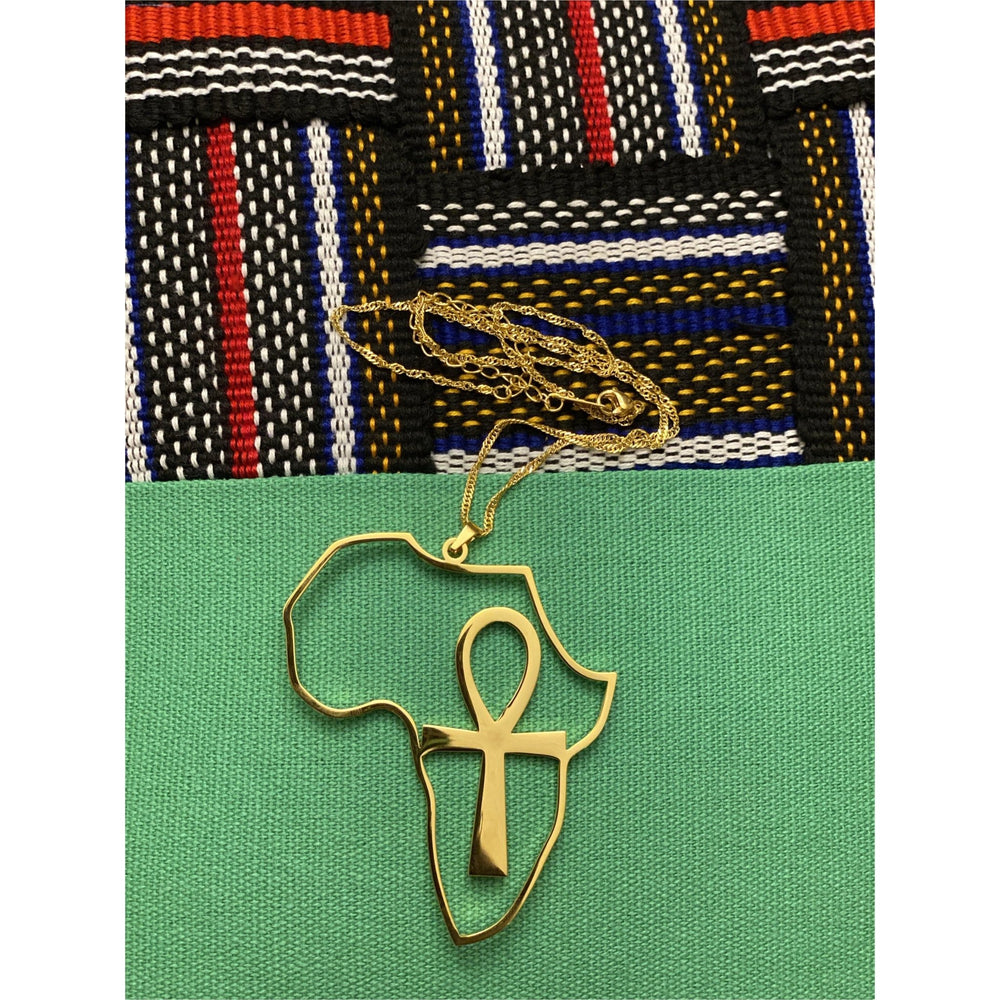 Motherland Map with Ankh Necklace - Trufacebygrace