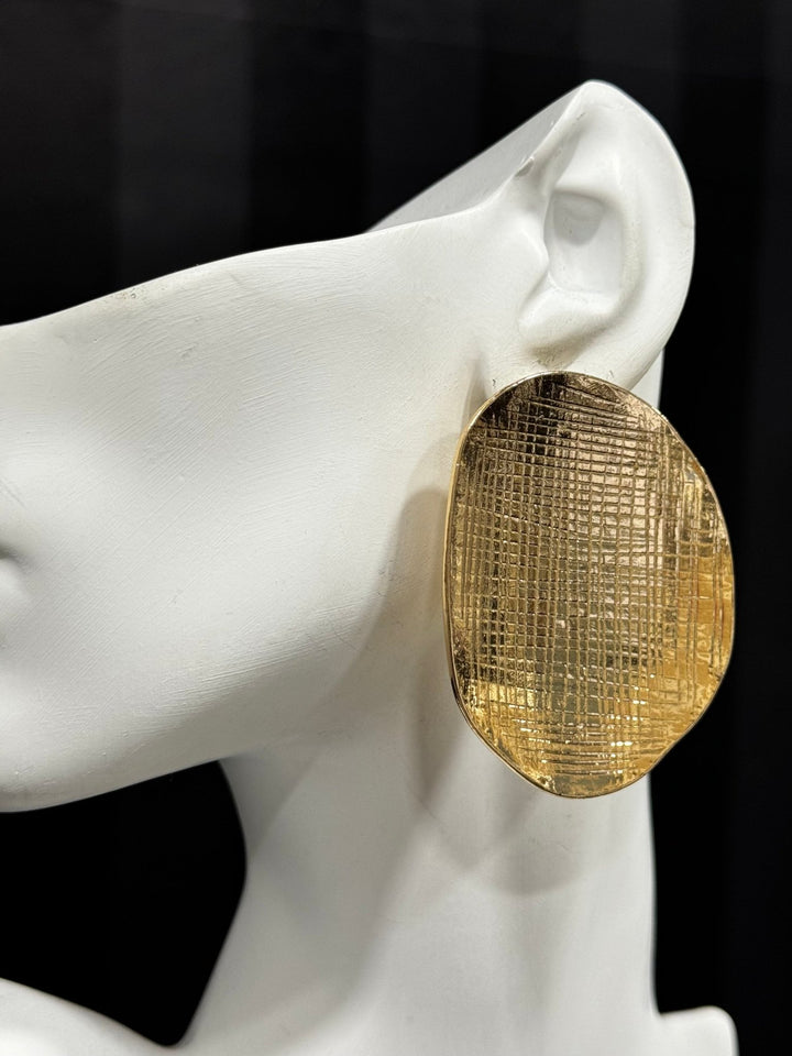 Mrembo Woven Gold Earrings - Trufacebygrace