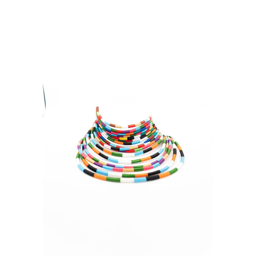 Multicolor Kukua Thread necklace - Trufacebygrace