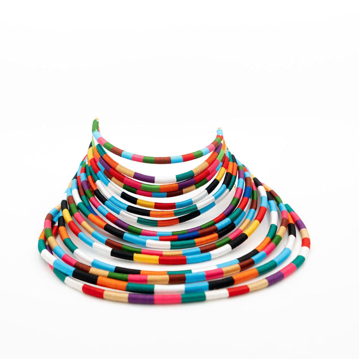 Multicolor Kukua Thread necklace - Trufacebygrace