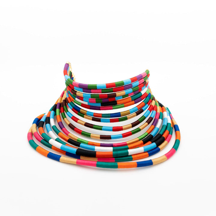 Multicolor Kukua Thread necklace - Trufacebygrace