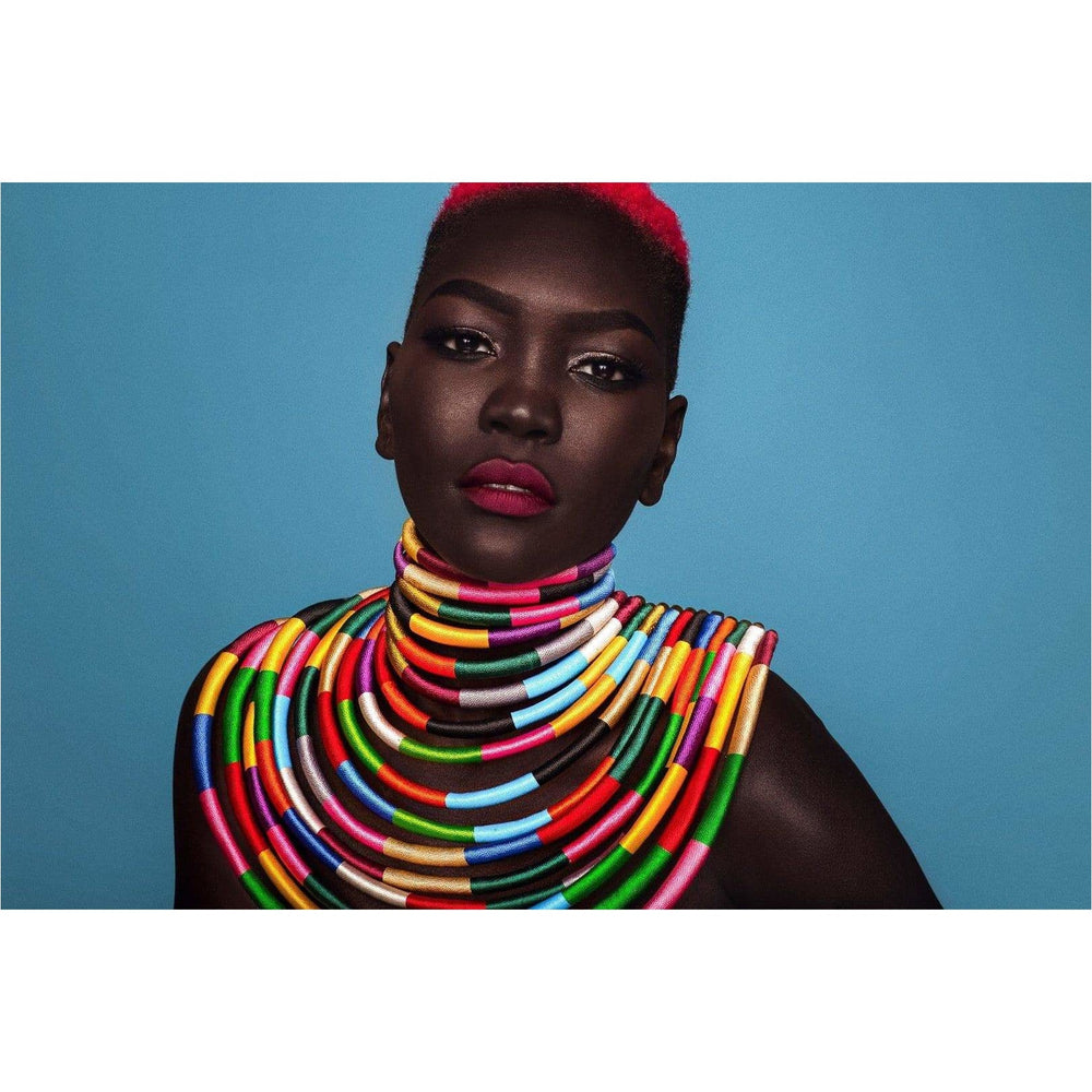 Multicolor Kukua Thread necklace - Trufacebygrace