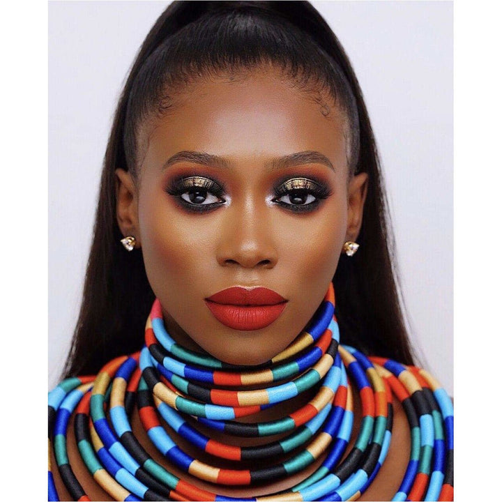 Multicolor Kukua Thread necklace - Trufacebygrace