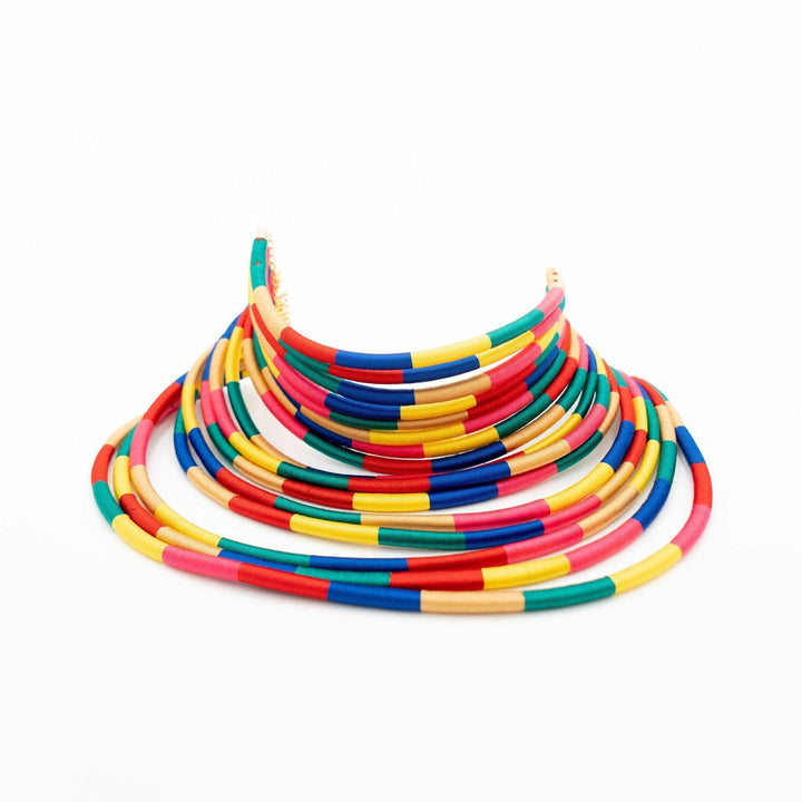 Multicolor Kukua Thread necklace - Trufacebygrace