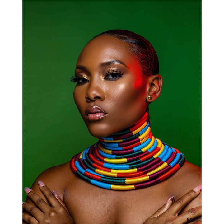 Multicolor Kukua Thread necklace - Trufacebygrace