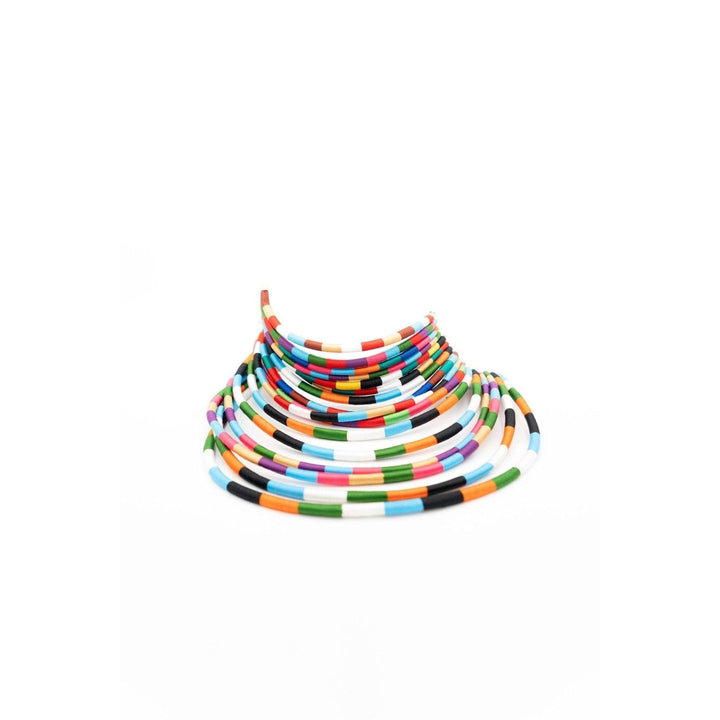 Multicolor Kukua Thread necklace - Trufacebygrace