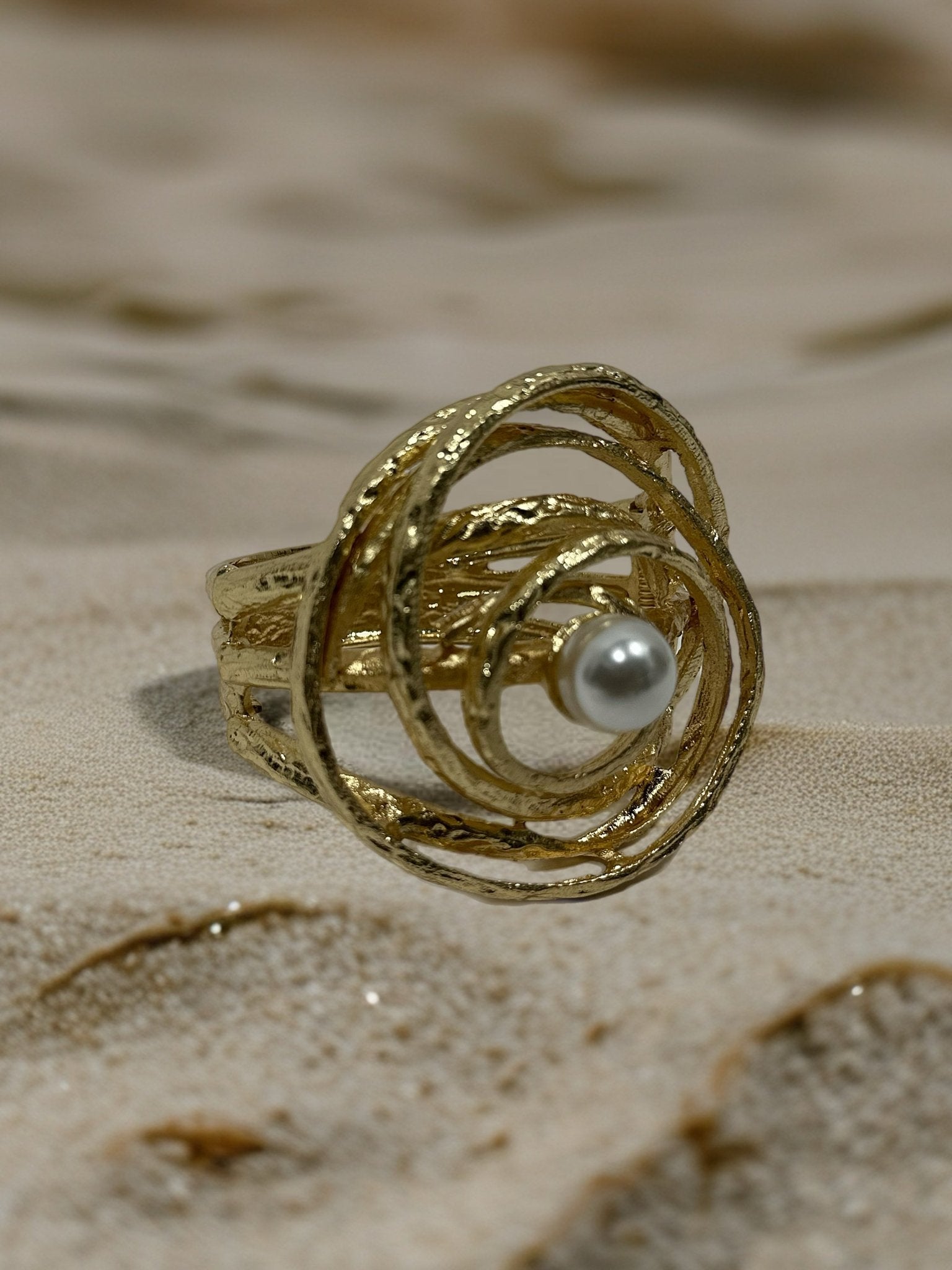 Munchem Pearl statement Bangle / bracelet - Trufacebygrace