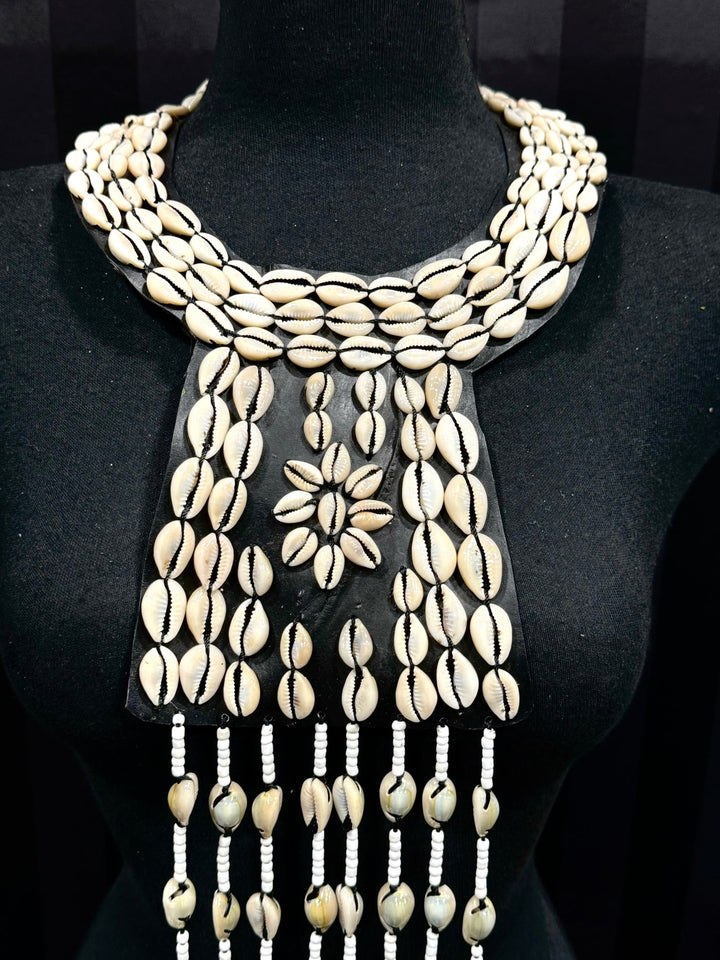 Musa Waterfall Cowry Shell Necklace - Trufacebygrace