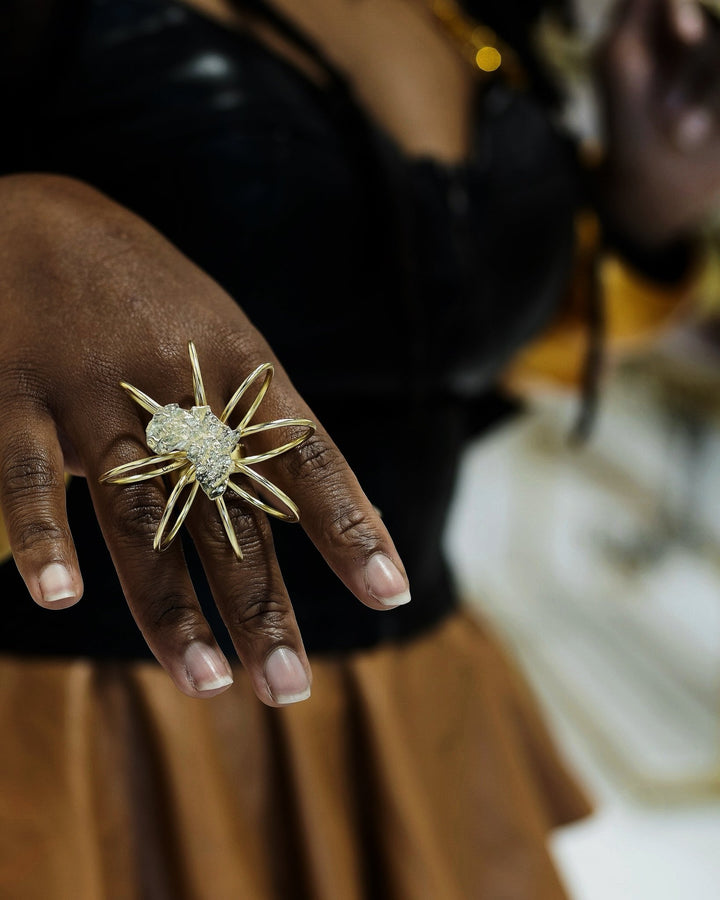 Nandi with Africa Map Statement ring - Trufacebygrace