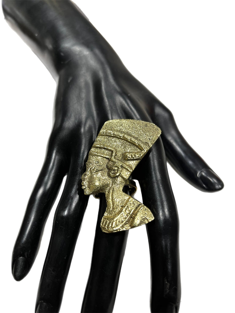 Nefertiti oversized Brass Ring - Trufacebygrace