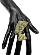 Nefertiti oversized Brass Ring - Trufacebygrace