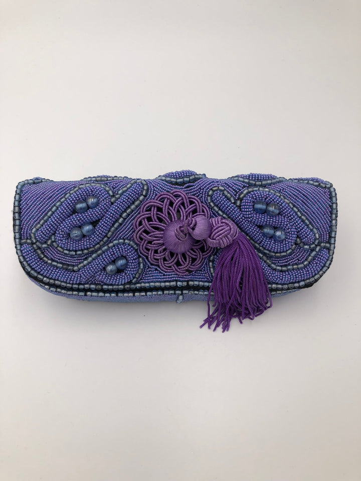 Nepalese beaded vintage clutch bag - Trufacebygrace