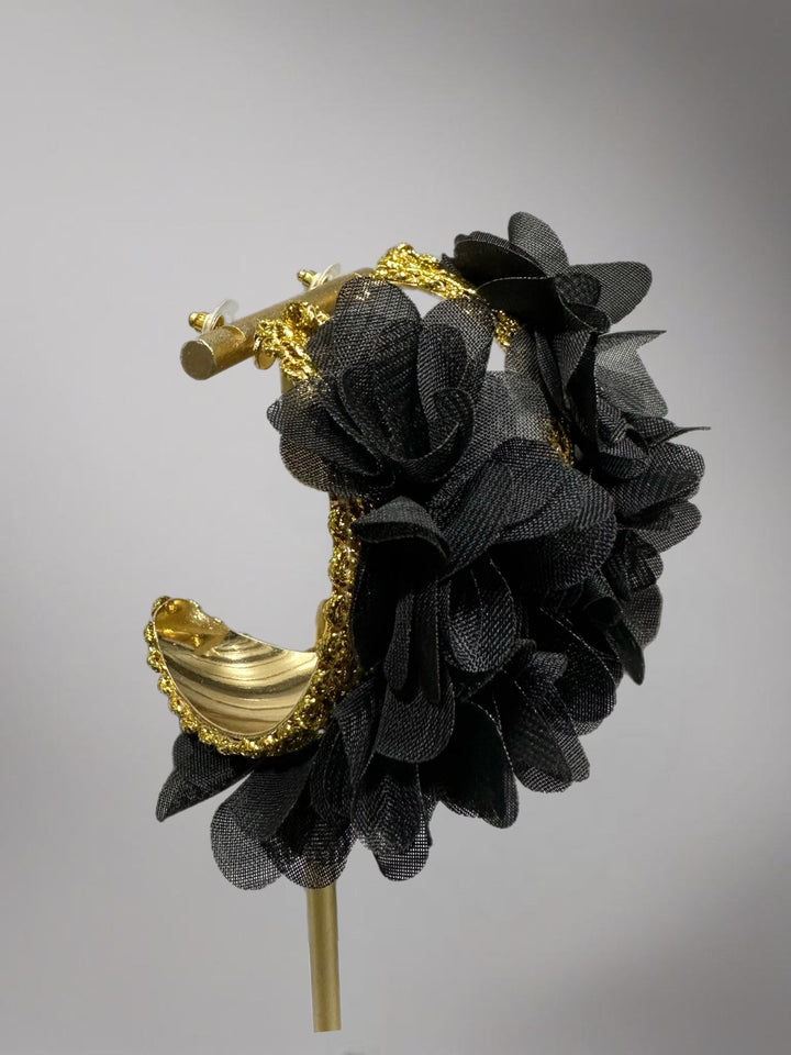 Nero Bloom Statement Earrings - Trufacebygrace