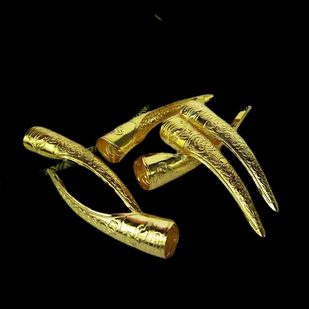 Ngongo Gold False Finger Nails - Trufacebygrace