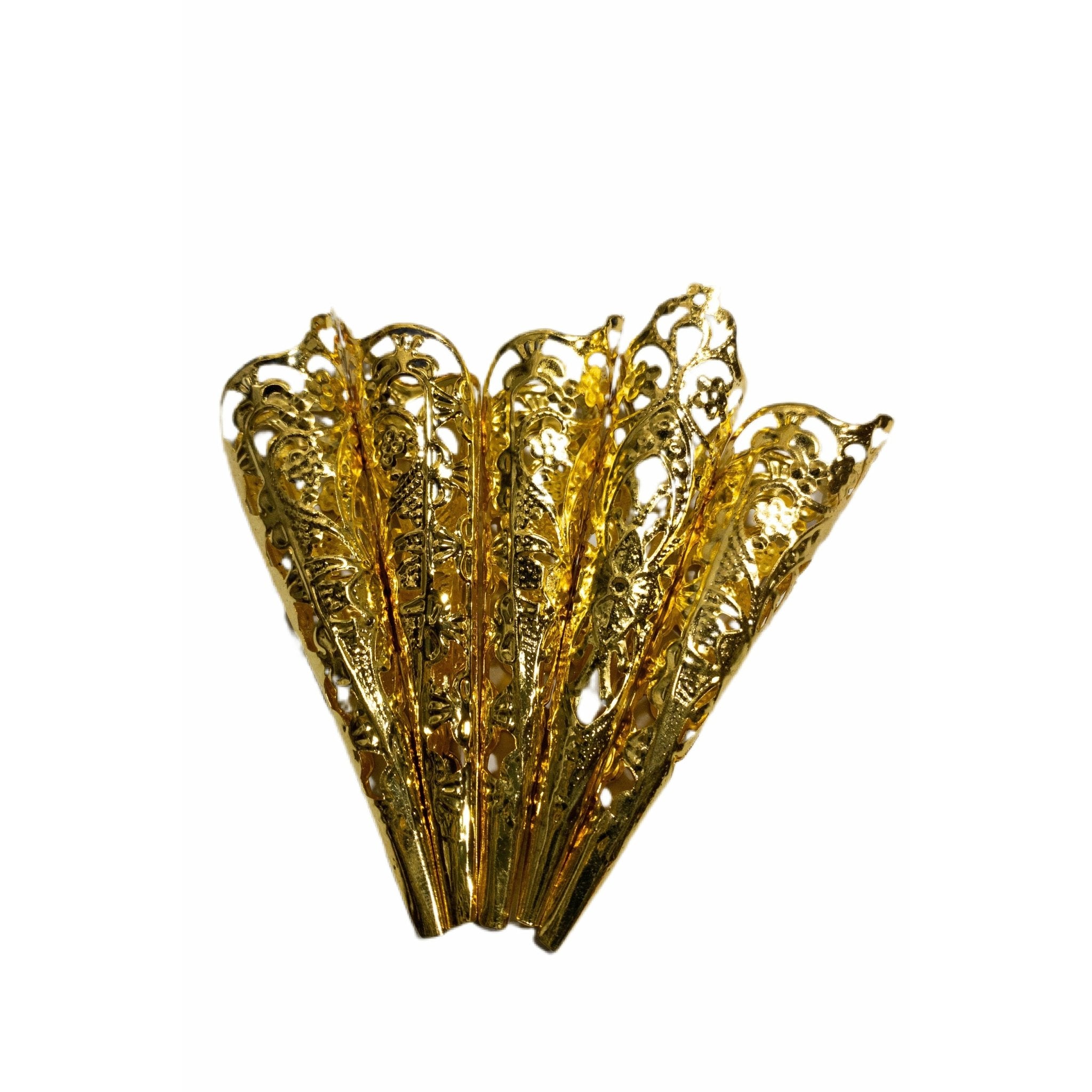 Ngongo Gold False Finger Nails - Trufacebygrace