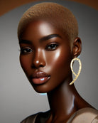 Nkono Statement lightweight Stud earrings - Trufacebygrace
