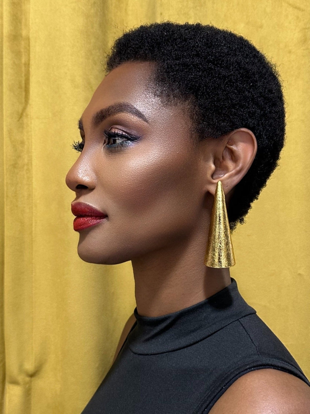 Nkonsonkonson Cone Earrings - Trufacebygrace