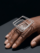 Nkyinkyim Spiral Frame Ring - Trufacebygrace