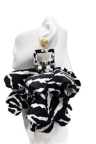 Nonso Square top flower petal earrings - Trufacebygrace