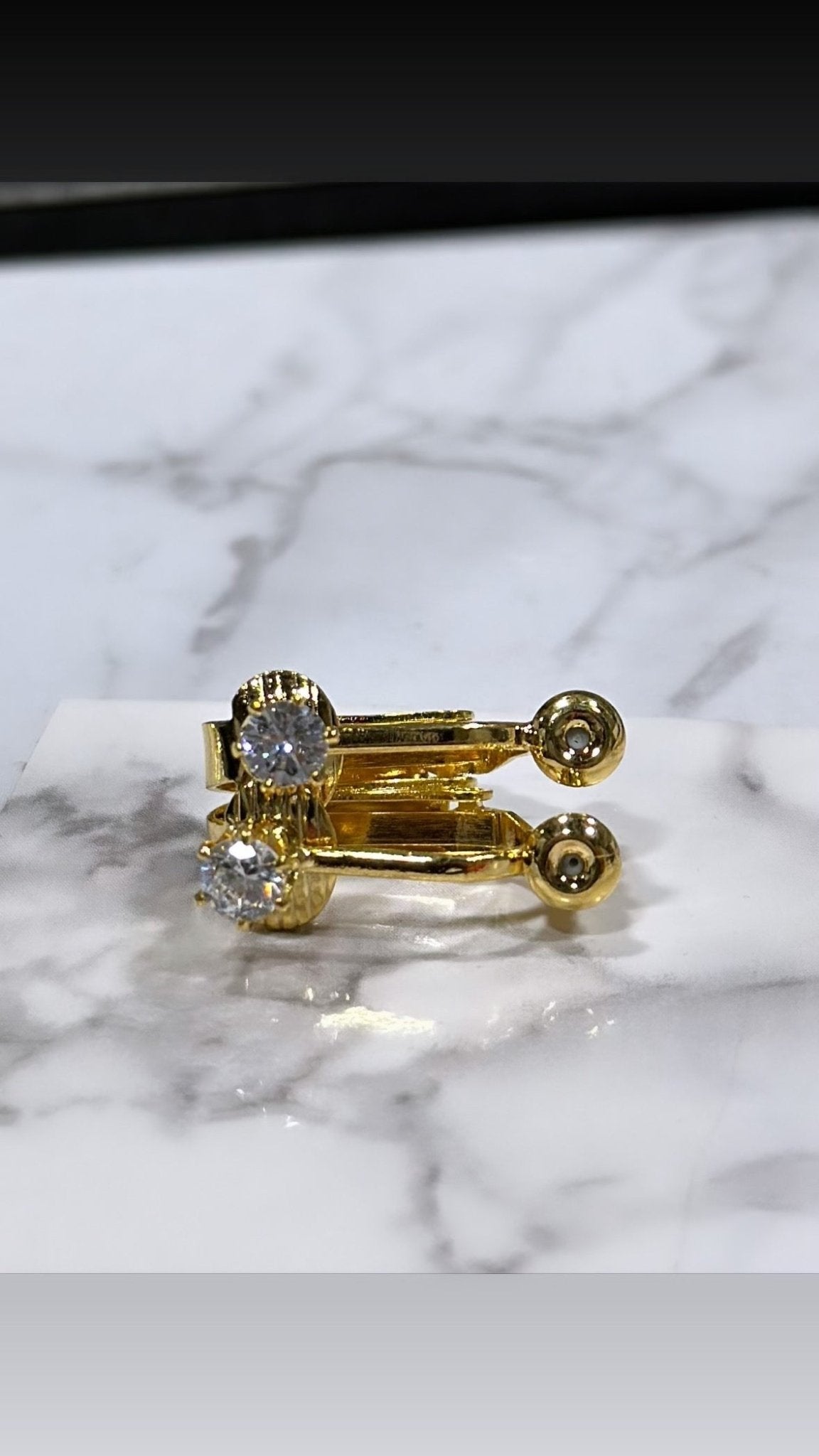 Nonso Square top flower petal earrings - Trufacebygrace