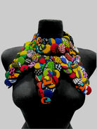 Ntoma button statement Necklace - Trufacebygrace