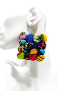 Ntoma Buttons Geometric Earrings - Trufacebygrace