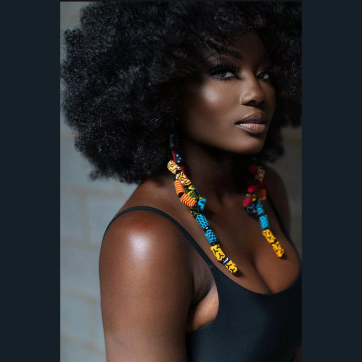 Ntoma Statement Kandy Earrings - Trufacebygrace